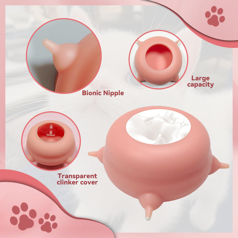 Silicone Pet Feeder With 4 Nipples