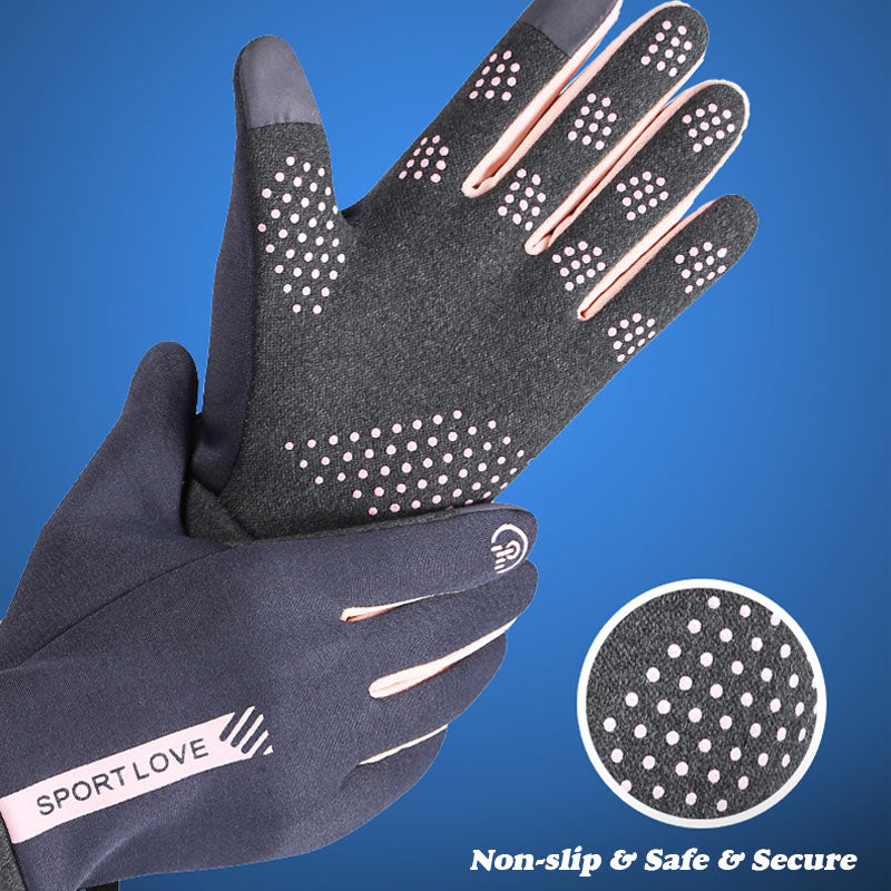 Winter Men's And Women's Warm Waterproof Anti-Slip Gloves