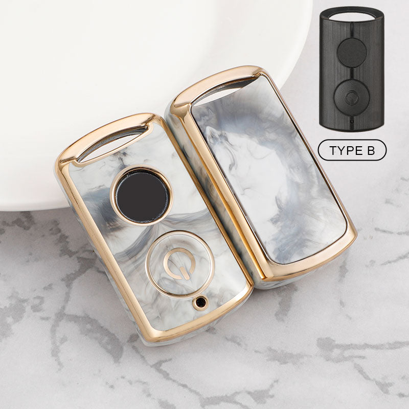 For Yamaha-Car Rhinestone Keychain Key Case