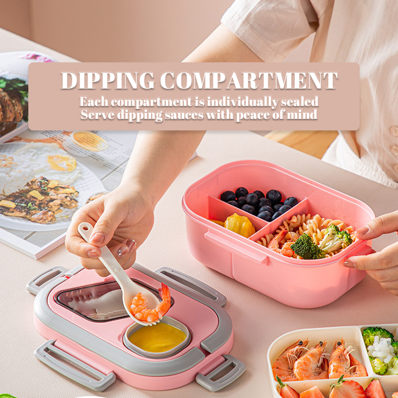 Convenient Double-Layer Insulated Lunch Box