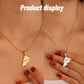 Engraved name clavicle chain personalized Christmas gift