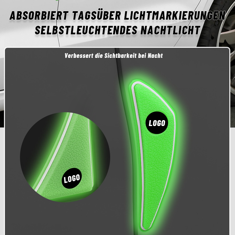 Antikollisionsaufkleber für die Ecke der Autotür/Car door corner anti-collision sticker