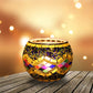 Mosaic Glass Candle Holder
