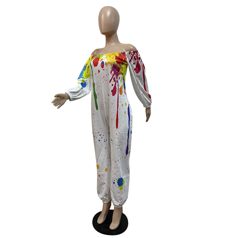 Women'S Loose Strapless Jumpsuit