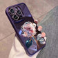 Purple Rose Transparent Phone Case