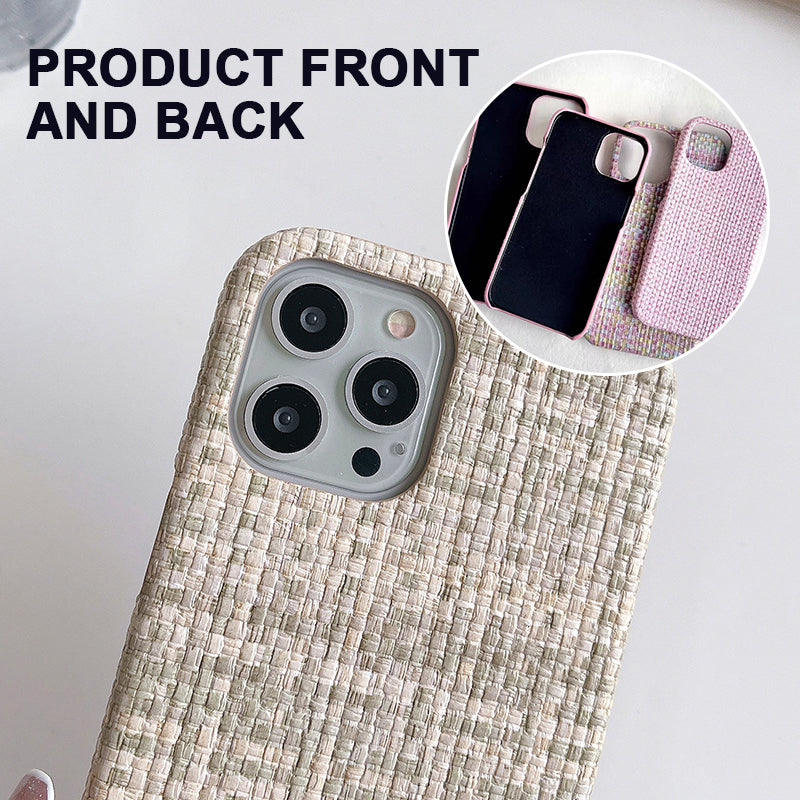 Woven Fabric Style Mobile Phone Case