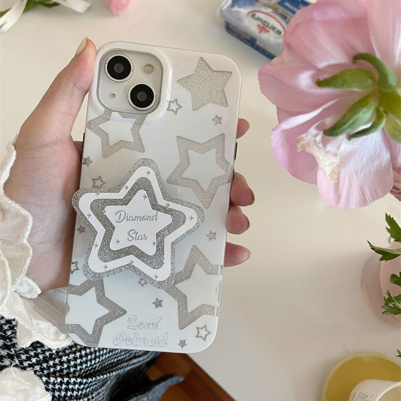 Glitter Star Holder Phone Case