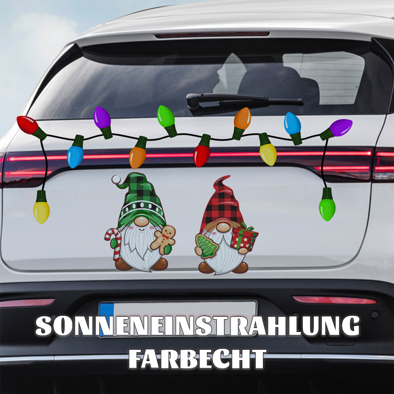 Weihnachtswaben-Reflektierende Magnetische Aufkleber/Reflective Light Bulb Magnet Decorations