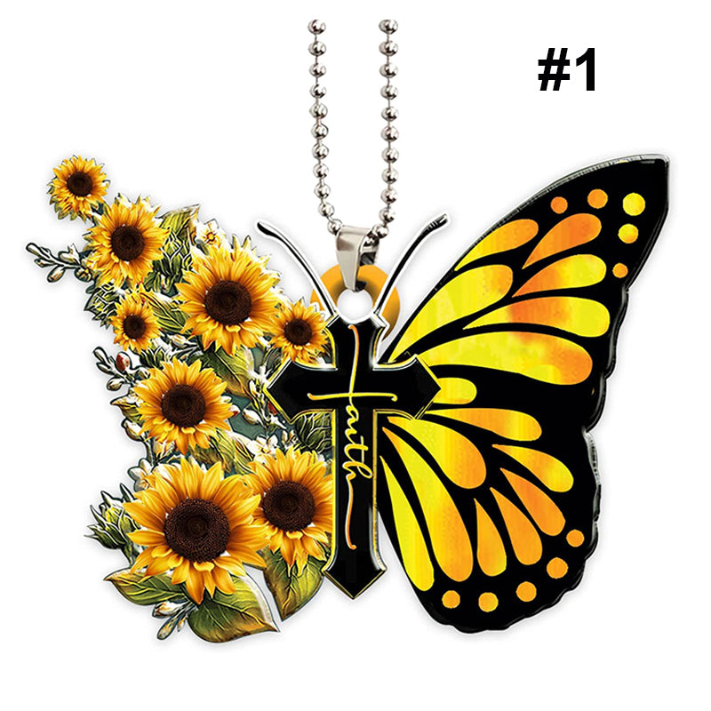 Car Interior Butterfly Pendant