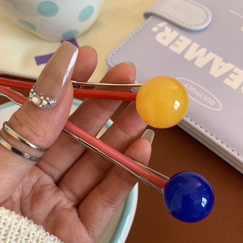 Ball Lollipop Hair Clip