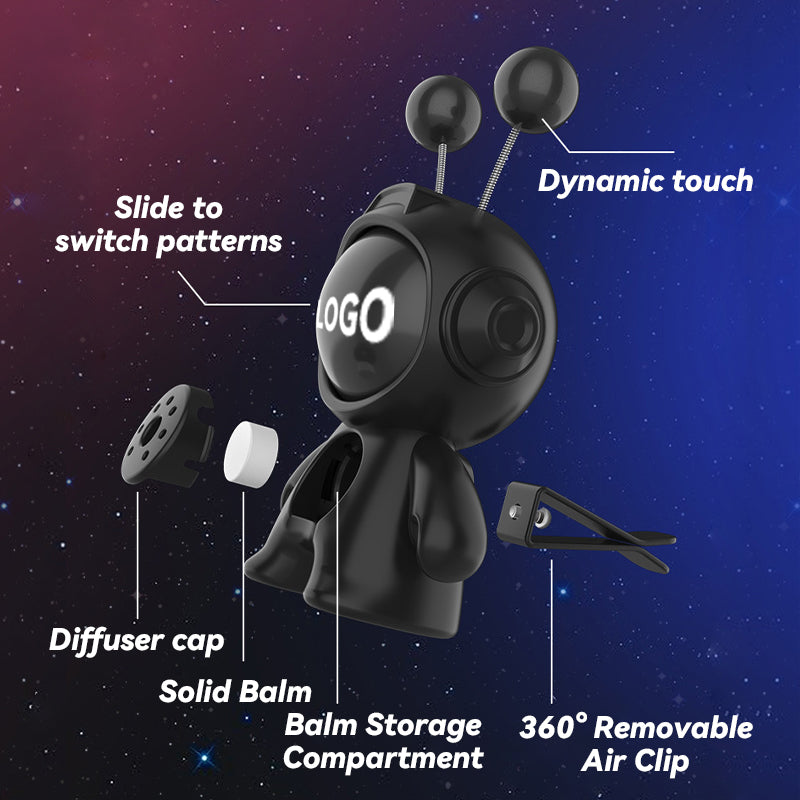 Face-Changing Car Air Outlet Aromatherapy Decoration