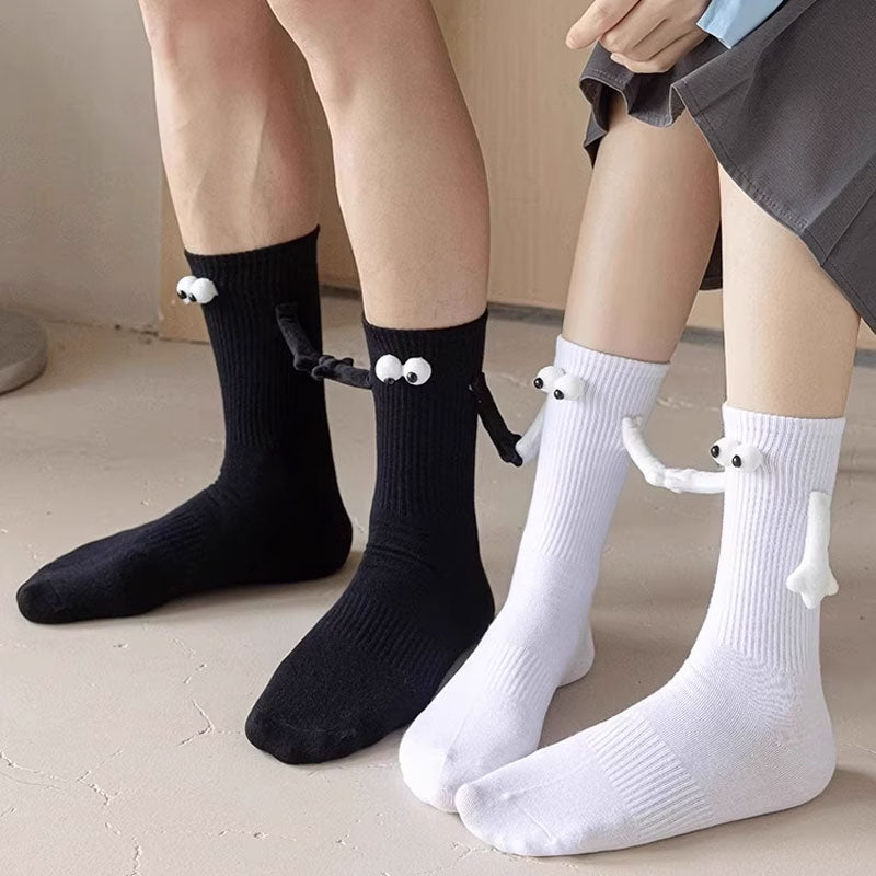 Magnetic Holding Hands Socks