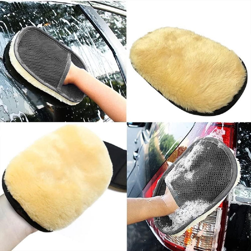 Car Wash Wool Gloves
