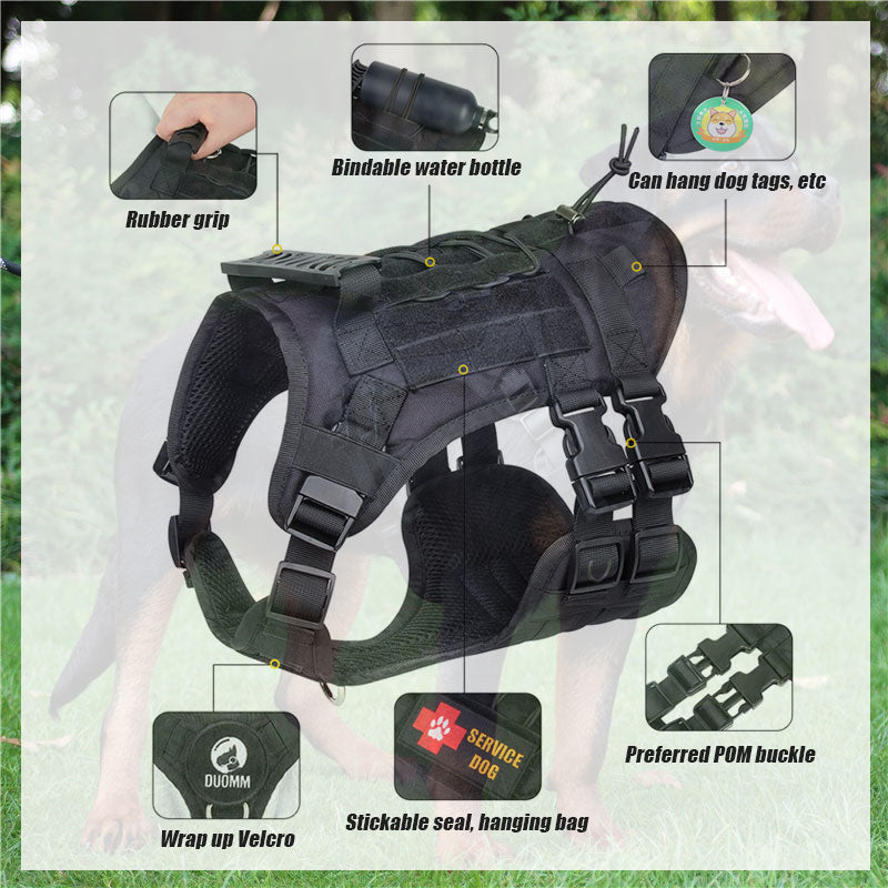Medium To Large Dog Tactical Harness