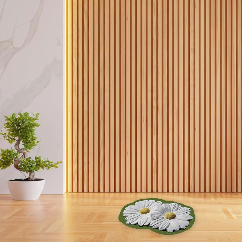 3D Flower Non-Slip Silicon Floor Mat