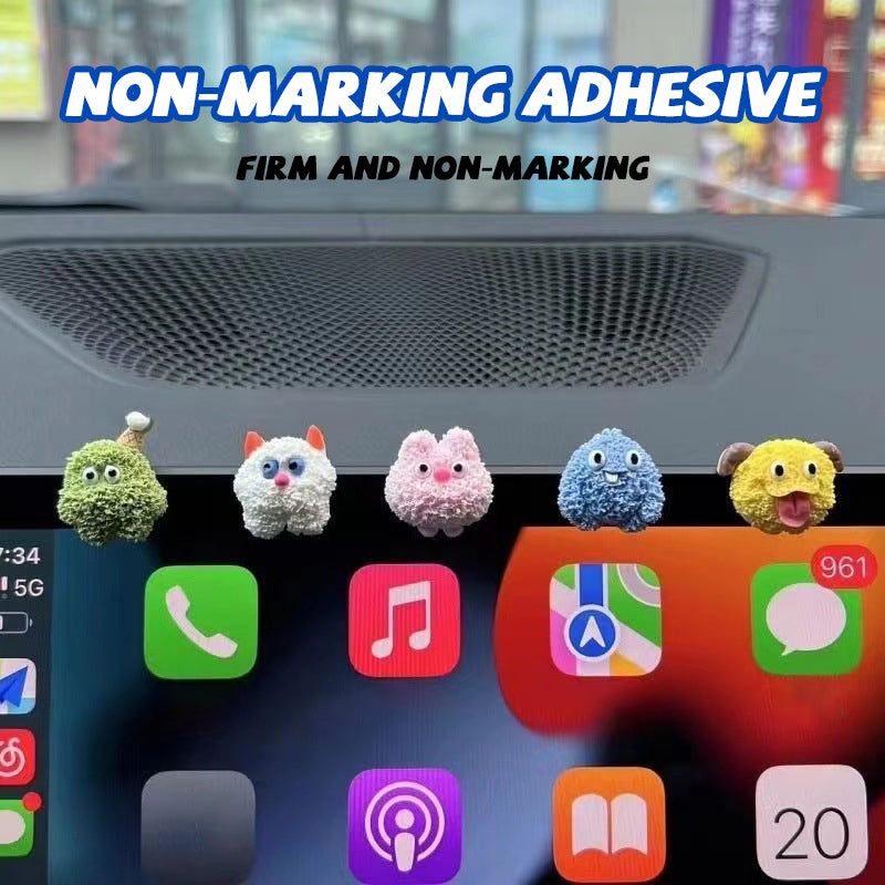 Wool Monster Car Decor