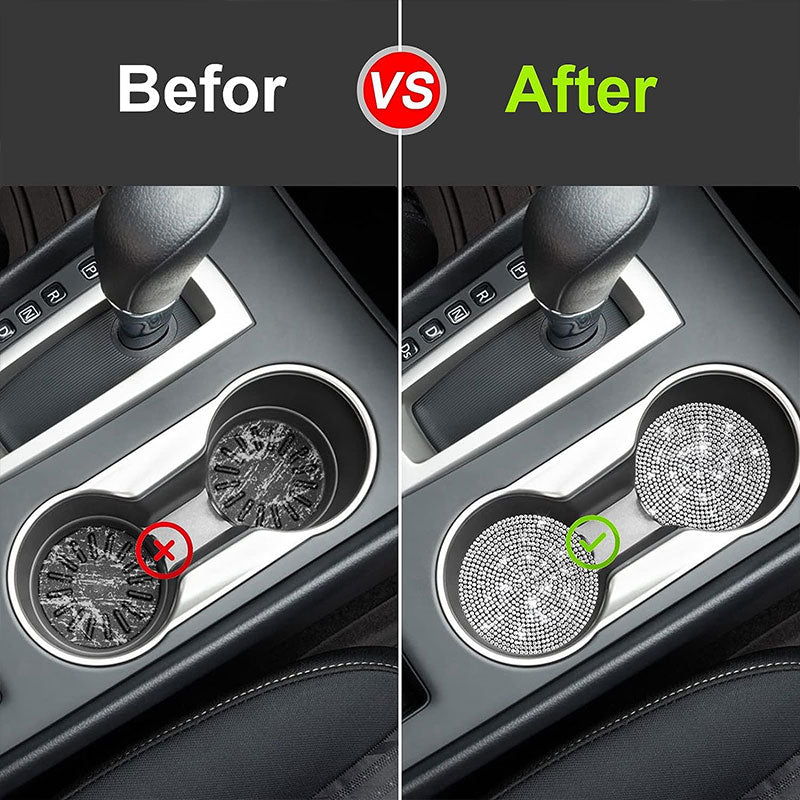 Diamond Car Cup Holder Coaster