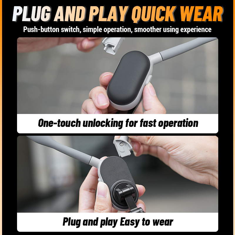 Magnetic Neck Mount Quick Release Holder