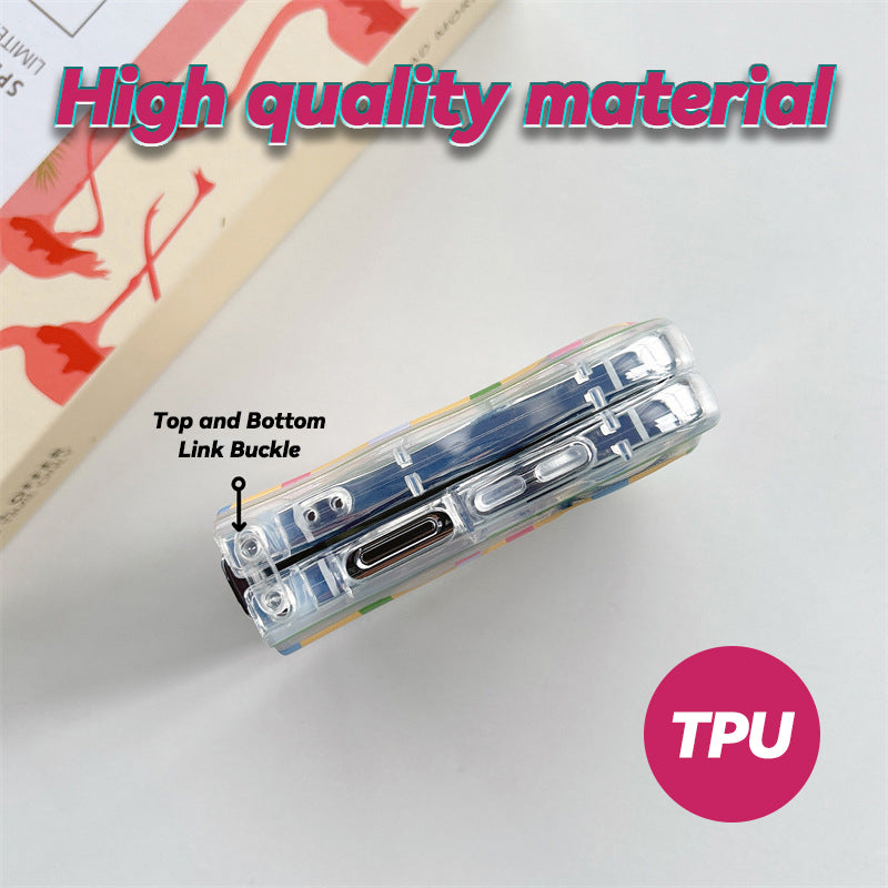 Daisy Wavy Edge Foldable Phone Case