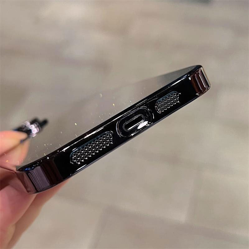 Transparent Glitter Phone Case