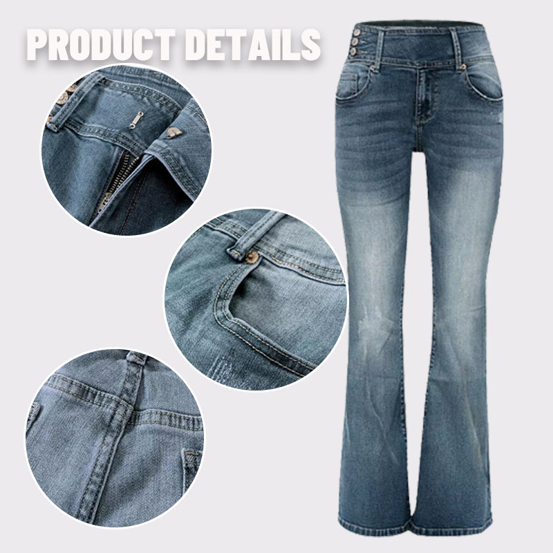 Women's Mid-Rise Bootcut Jeans