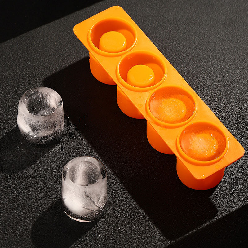 4 Holes Silicone Ice Cup Shape