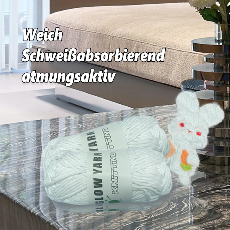 Im Dunkeln leuchtendes Garn – stricken Sie unglaublich leuchtende Aliens, Kostüme und Hüte/Luminous yarn