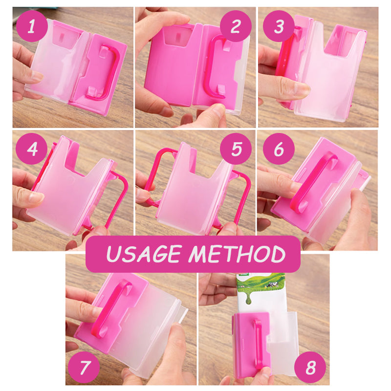 Adjustable Spill-Proof Juice Box Container（2 Pcs）
