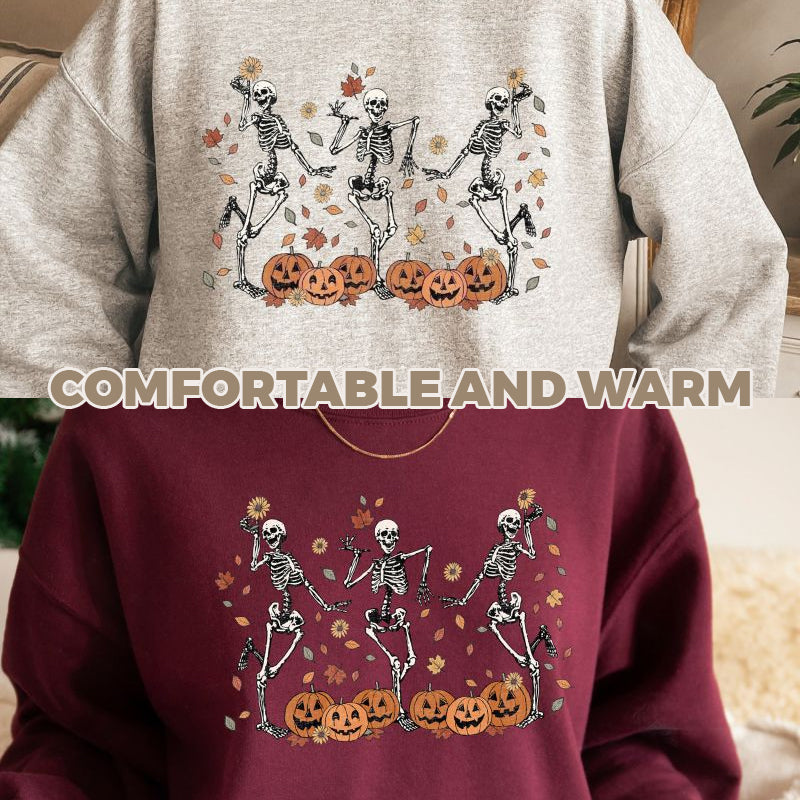 College Style Round Neck Sweatshirt