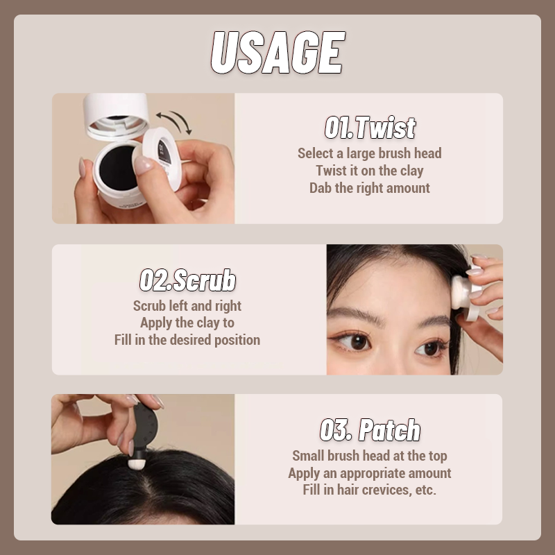 Waterproof and Sweatproof Hairline Mud