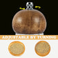 New Rubber Wood Transparent Pepper Grinder