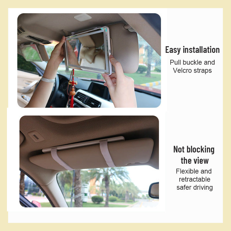 Car Sun Visor Illuminated Makeup Mirror