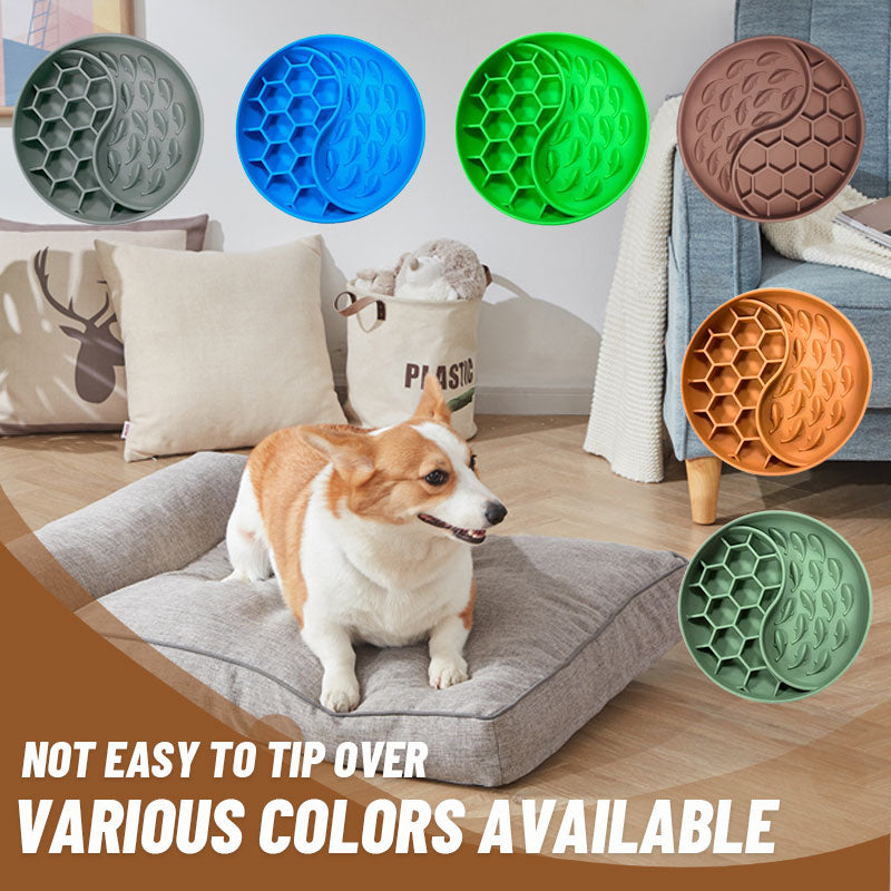 Anti-choking Slow Food Dog Bowl Plates