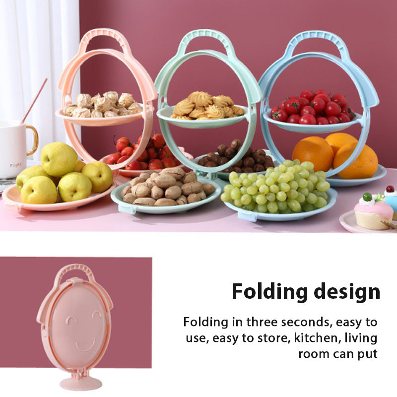 Folding Smiley Fruit Plate
