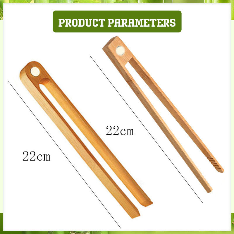 Bamboo Toaster Tongs
