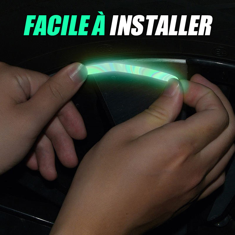 Autocollants Réfléchissants Pour Roues De Voiture/Car wheel hub laser sticker