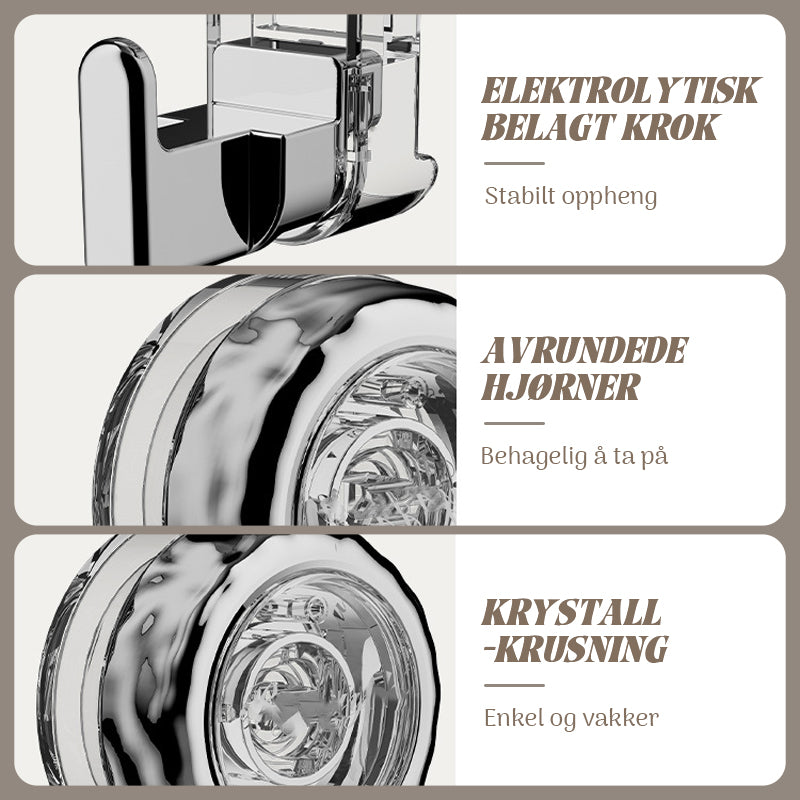 Husholdnings Sporløs Sugekoppkrok/No punching suction cup hook