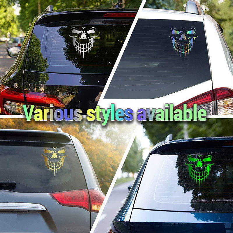 Halloween Skull Car Sticker