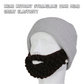 Quirky Bearded Knitted Hat