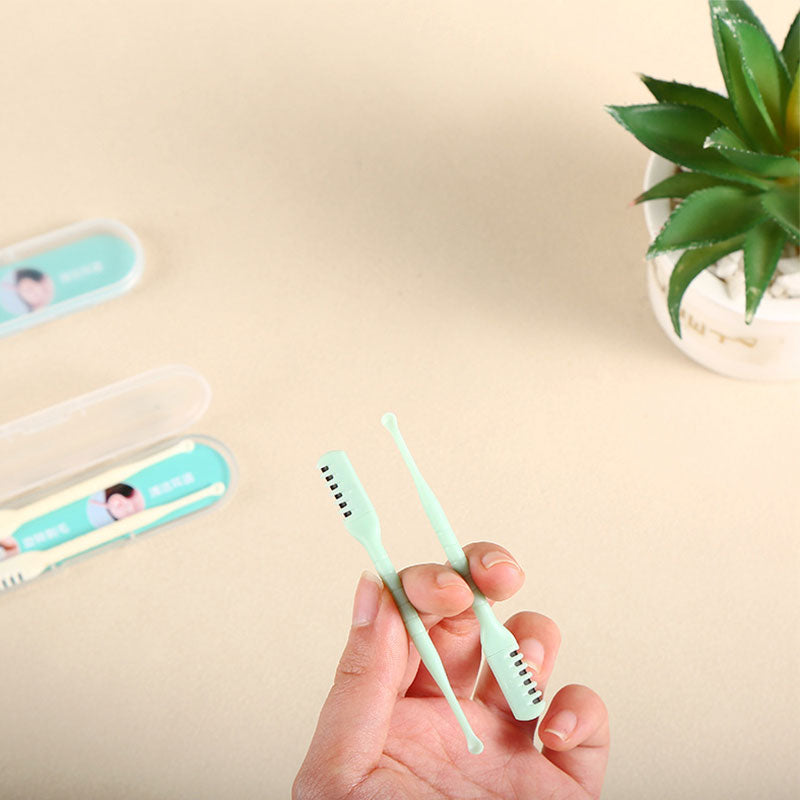 Double-Headed Nostril Picking Ear Spoon Nose Hair Knife