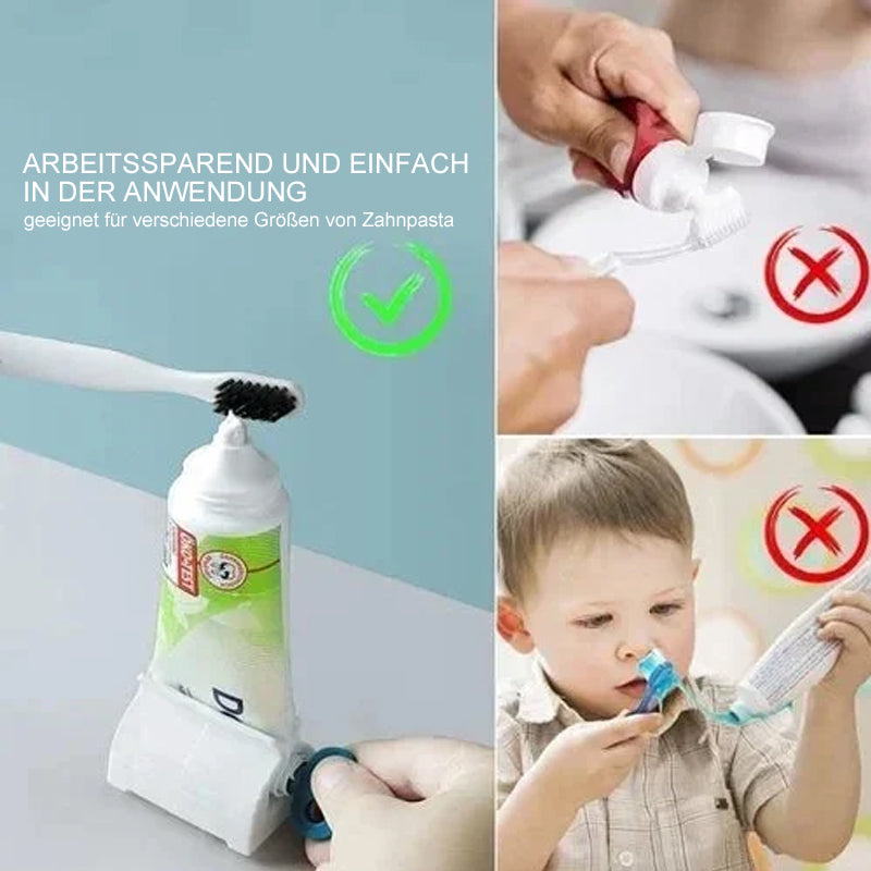 Rollender Zahnpasta-Quetscher