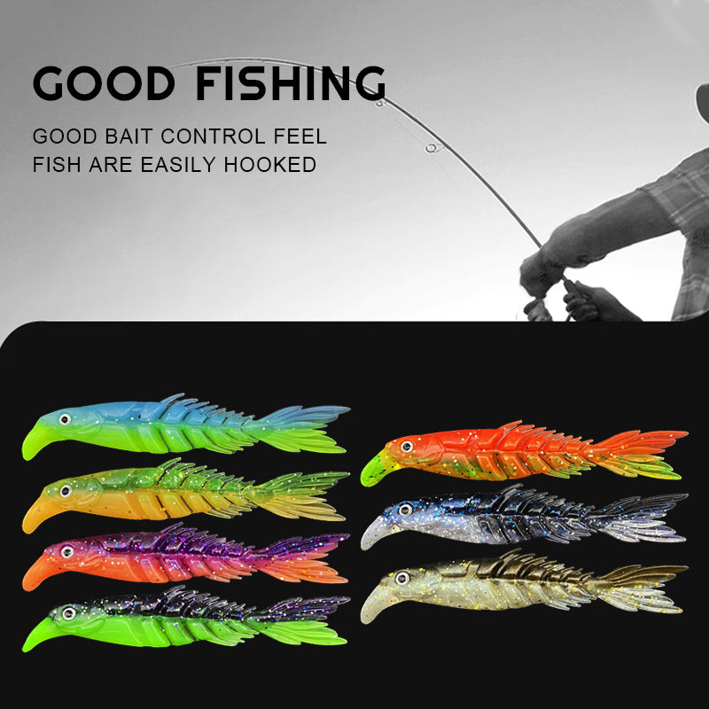 Two-Color Scissors Fishtail Soft Bait