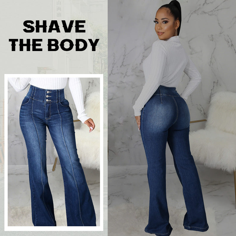 Cowgirl Stretch Slim Fit Flared Pants