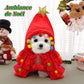 Châle De Cape De Noël Pour Animaux De Compagnie/Christmas pet cape shawl