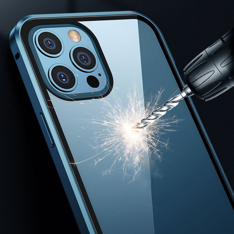 Double-Sided Glass Magnetic Phone Case