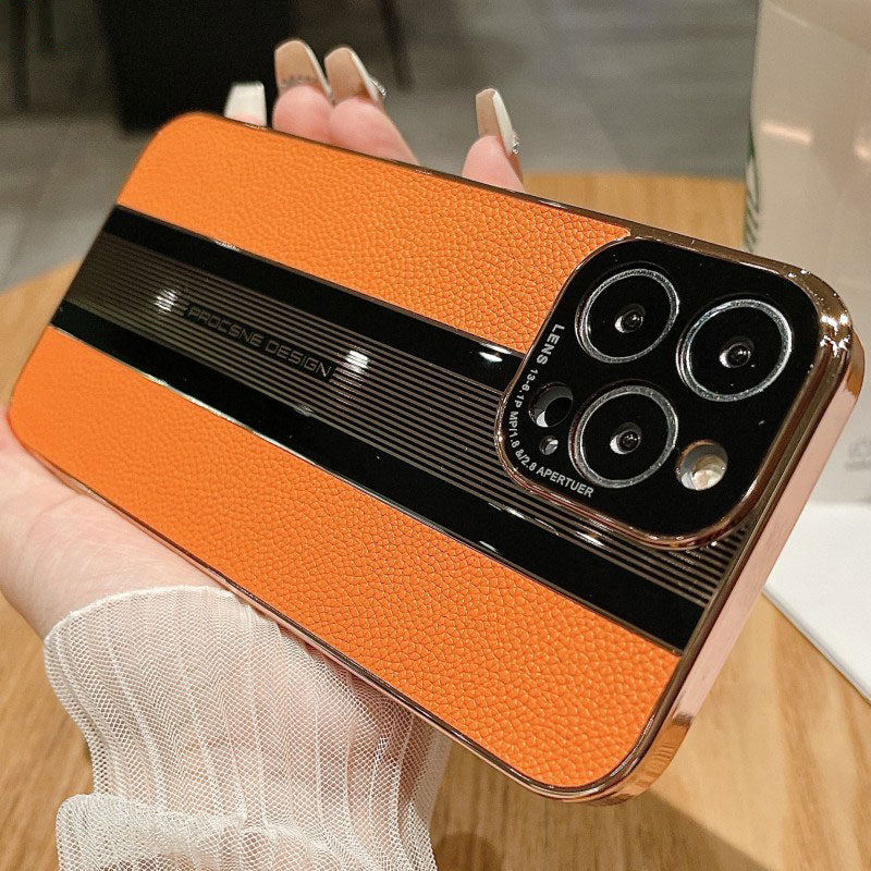 Leather Texture Matte Phone Case