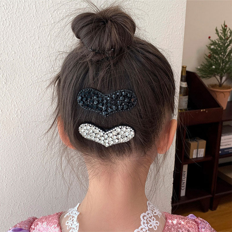 Diamond Heart Broken Hair Clip