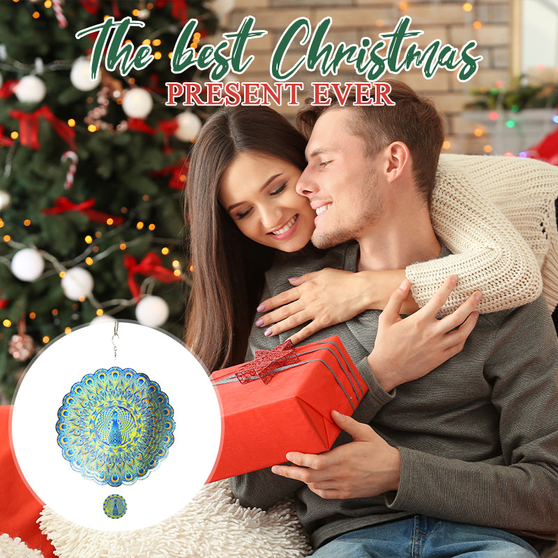 3D Peacock Pendant Wind Chime Ornament