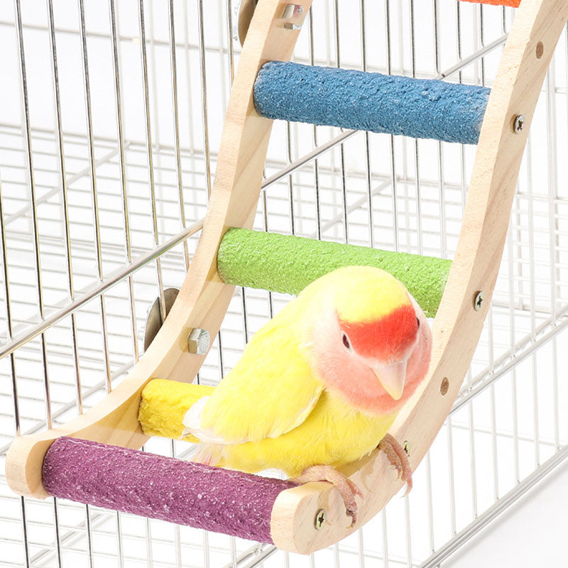 Parrot Climbing Rope Ladder Wood