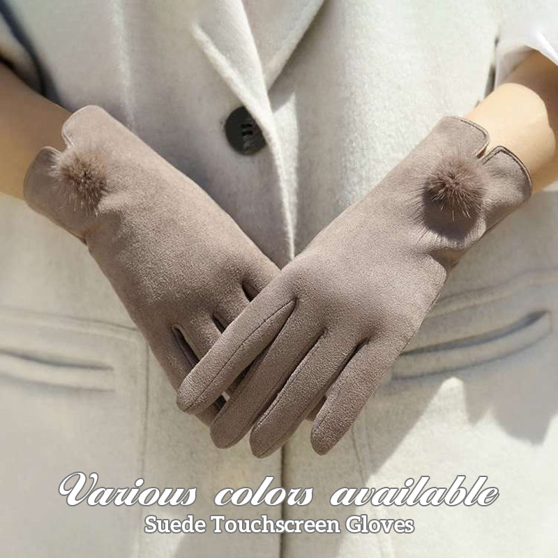 Suede Touchscreen Gloves